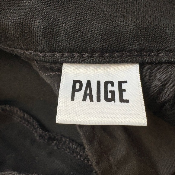 PAIGE Hoxton Wax Coated Ankle Black Jeans Size 27 EUC! 0395 - Picture 13 of 13